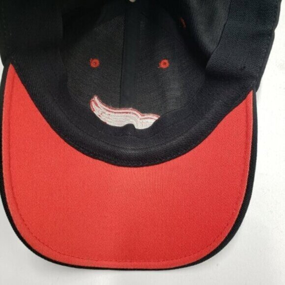 American Needle Detroit Red Wings NHL Fitted Cap Small Medium Black Red - Picture 8 of 14